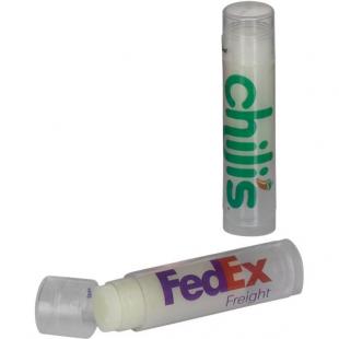 Bubble Gum Customized SPF 30 Soy Lip Balm in Clear Tube